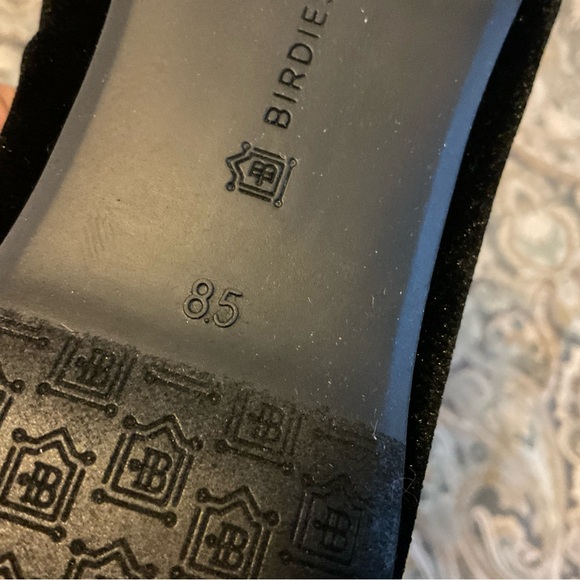 New Birdies The Starling In Black Velvet Womens Sz 8.5 - Picture 12 of 16